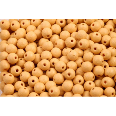 Round Beads 4mm Peach Color Fix 02010/20220 | Rutkovsky Glass