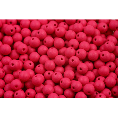 Czech Round Beads 4mm Fuchsia Color Fix 02010/20212 | Rutkovsky