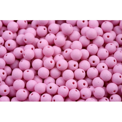 Round Beads 4mm Pink Color Fix 02010/20211 | Rutkovsky Czech Glass