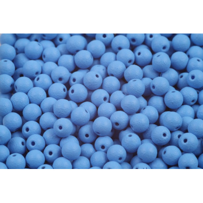 4mm Round Beads Light Blue 02010/20203 | Rutkovsky Glass