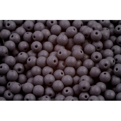 Cuentas Redondas 4mm Gris Mate Color Fix 02010/20201