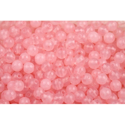 Round Beads Pink 02010/34304 4mm | Czech Glass Rutkovsky