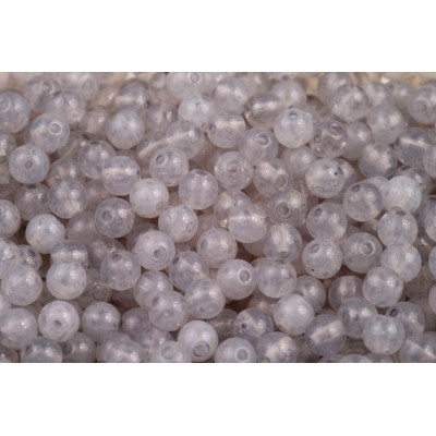 Round Beads 4mm Grey 02010/34311 | Czech Glass Rutkovsky
