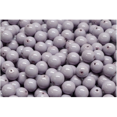 Lilac Czech Glass Round Beads 6mm 48224 | Rutkovsky