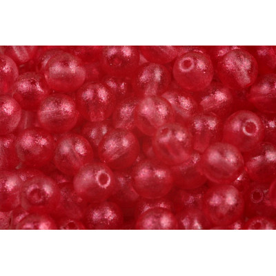 Round Beads 6mm Candy Pink 00030/12607 | Czech Glass Beads