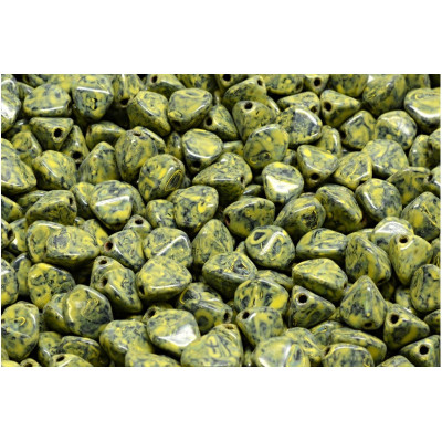 7mm Yellow Picasso Pinch Beads 23980-86800-33303 | Rutkovsky