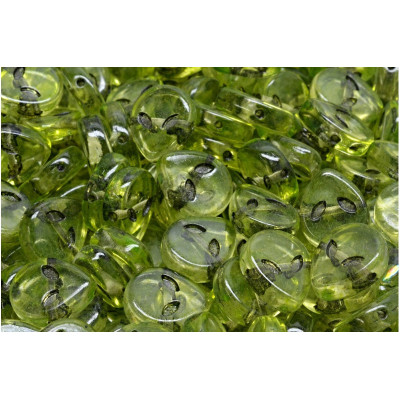 Alien Beads 9x11mm Lime Green 43815 | Rutkovsky Czech Glass Beads