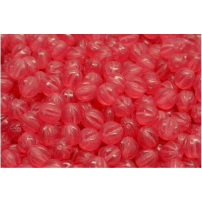 Melon Beads 6x6mm Pink 00030-20007 | Rutkovsky Czech Glass