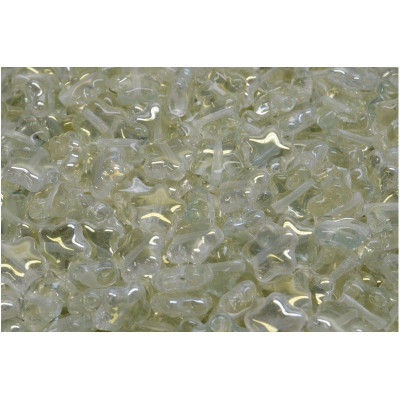 Flat Star Beads 8x8mm Crystal Luster 00030-23601 | Rutkovsky