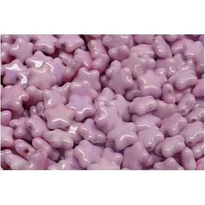 Flat Star Beads 8x8mm Lilac 02010-14494 | Czech Glass Beads