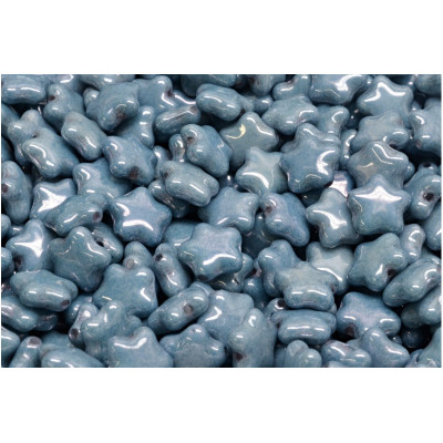 Flat Star Beads 8x8mm Blue Travertine 02010-14464 | Rutkovsky