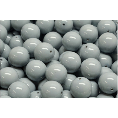Round Beads 10mm Grey 02010-48455 | Rutkovsky Czech Glass