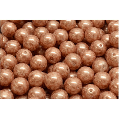 8mm Terracotta Round Beads 02010/34303 | Rutkovsky Czech Glass