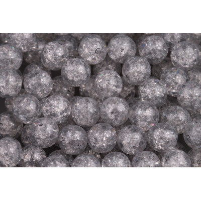 Round Beads 8mm Crystal Crackle 00030-34311-85501