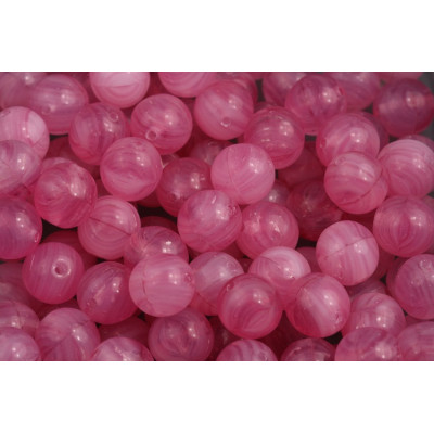 Rose Pink Round Beads 8mm Rutkovsky 3894 | Czech Glass Beads