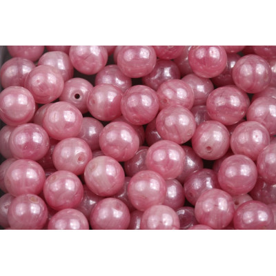 Round Beads 3897 Rose Pink 8mm | Rutkovsky Czech Glass Beads