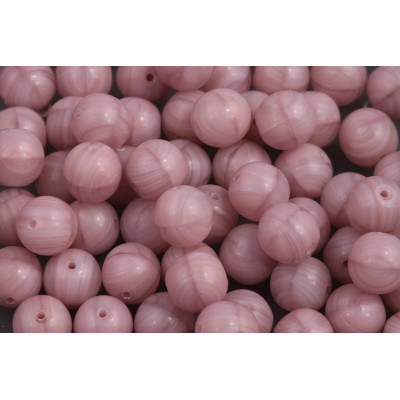 Czech Round Beads 4416 Mauve 8mm | Rutkovsky Glass Beads