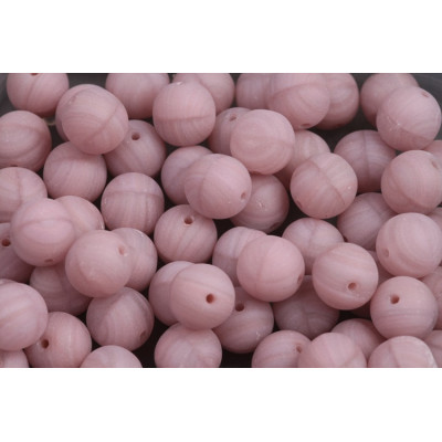 Round Beads 4417 Matte Mauve 8mm | Czech Glass Rutkovsky
