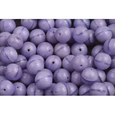 8mm Violet Round Beads 4427 | Czech Glass Beads by Rutkovsky