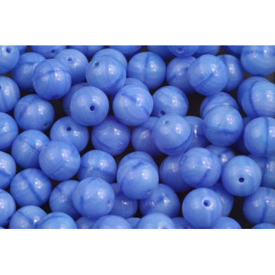 Blue Round Beads 8mm Rutkovsky 4429 | Czech Glass Beads