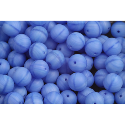 Matte Light Blue Round Beads 8mm Rutkovsky 4430 | Czech Glass