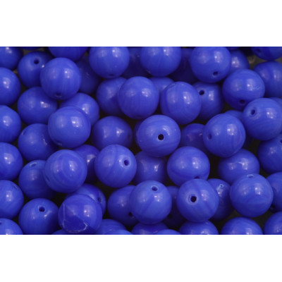 Round Beads 8mm Blue 33050 Rutkovsky Czech Glass | 12 pcs