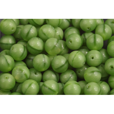 Round Beads 8mm Lime Green 54000 | Rutkovsky Czech Glass
