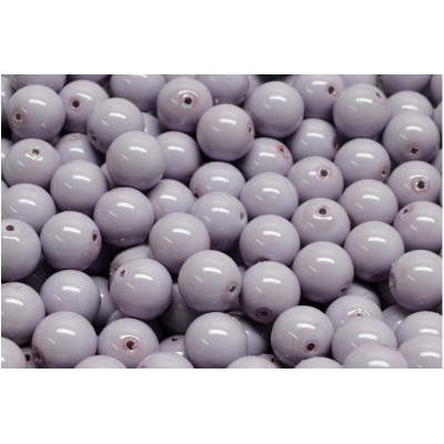 Czech Round Beads 8mm Lavender 02010-48224 | Rutkovsky Glass