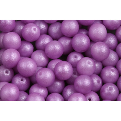 Czech Glass Round Beads 8mm Lilac 02010-542004 | Rutkovsky