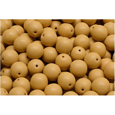 Round Beads Beige Mat 8mm 02010-22M03 | Verre Rutkovsky