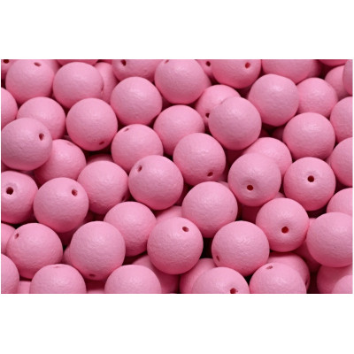 Round Beads Matte Pink 02010-22M10 8mm | Czech Glass Beads