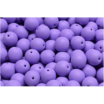 Czech Glass Round Beads 8mm Lavender Lilac 02010-22M14 | 12pcs