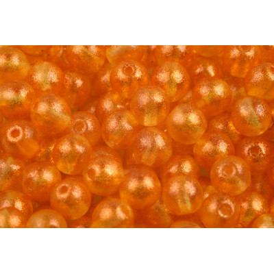 Round Beads 8mm Candy Color Orange 00030/12603 | Czech Glass Beads