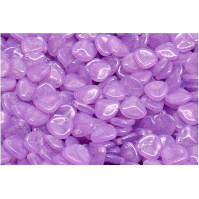Rose Petal Beads 8x7mm Violet 00030-20009 | Rutkovsky Czech Glass