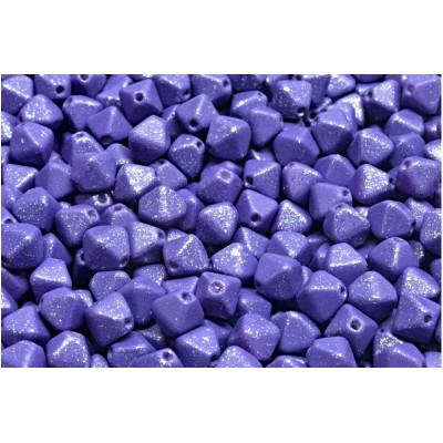 Czech Bicone Beads Violet 02010-33012 - m0031 6mm