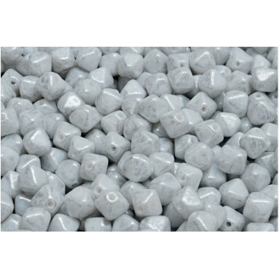 Bicone Beads 6x6mm White Silver 02020-34301 | Rutkovsky