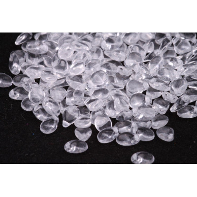 Preciosa Pip 5x7mm Crystal 00030 | Czech Glass Petal Beads