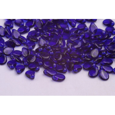 Preciosa Pip Beads 5x7mm Sapphire Blue 30090 | Czech Glass
