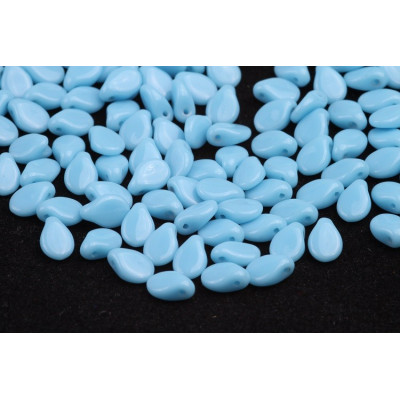 Preciosa Pip Beads Turquoise Opaque 63020 5x7mm | Czech Glass