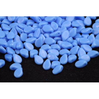 Czech Glass Pip Beads 5x7mm Blue Opaque 33100 | Preciosa