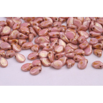 Preciosa Pip Beads 5x7mm Pink Alabaster Travertine 02010/65491