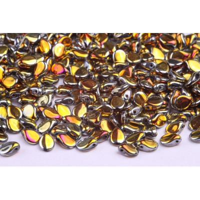 Czech Pip Beads 5x7mm Black Opaque Marea 23980 | Glass Beads