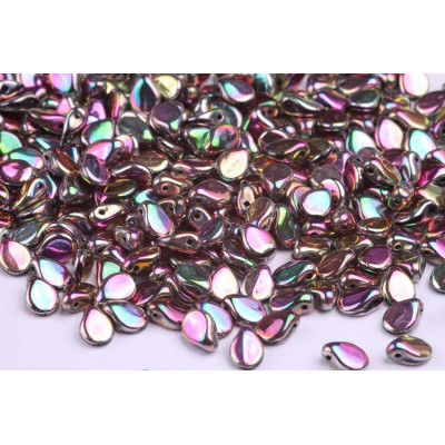 Czech Glass Pip Beads 5x7mm Vitrail Green 23980/29443 | Preciosa