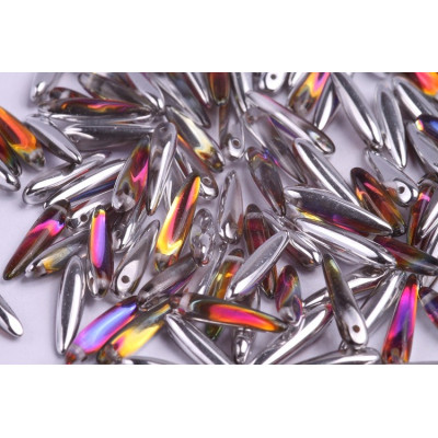 Preciosa Thorn Beads 5x16mm Crystal Volcano 29942 | Czech Glass