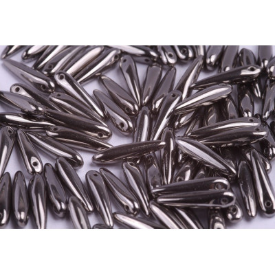 Preciosa Thorn Beads 5x16mm Crystal Chrom Full 00030/27400
