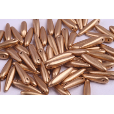Preciosa Thorn 5x16mm Gold Bronze 00030/01710 | Czech Glass Spikes