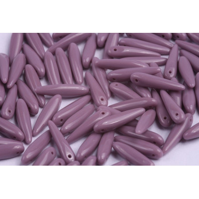 Preciosa Thorn Spikes 5x16mm Amethyst Opaque 23030 | Glass Beads