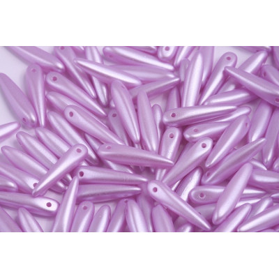 Preciosa Thorn Beads 5x16mm Pastel Light Rose 02010 | Czech Glass