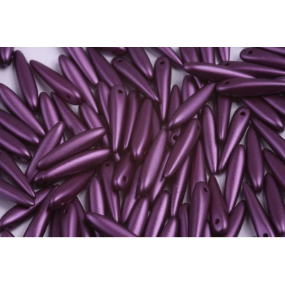 Preciosa Thorn 5x16mm Pastel Bordeaux 25032 | Czech Glass Beads