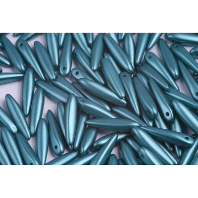 Preciosa Thorn Beads 5x16mm Pastel Emerald 25043 | Czech Glass